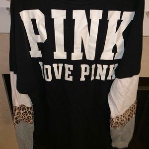 Victoria’s Secret pink varsity crew